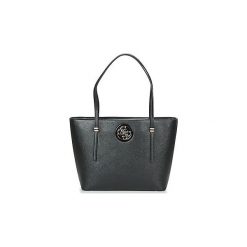 Torby shopper Guess OPEN ROAD TOTE. Czarne torby damskie na zakupy marki Guess, z aplikacjami, bez dodatków. Za 569,00 zł.