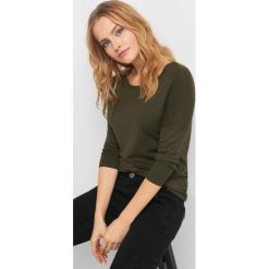 Nietoperzowy sweter. Zielone swetry klasyczne damskie marki Orsay, xs, z wiskozy. Za 49,99 zł.