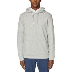 Bluza w kolorze jasnoszarym. Szare bluzy męskie Esprit, m, bez wzorów, z bawełny, z kapturem, bez rękawów, bez kaptura. W wyprzedaży za 75,95 zł.