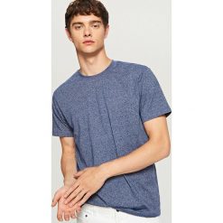 Melanżowy t-shirt - Granatowy. Niebieskie t-shirty męskie Reserved, l. Za 29,99 zł.