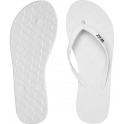 Roxy Japonki VIVA IV White. Białe klapki damskie Roxy, bez wzorów, bez obcasa. Za 35,00 zł.