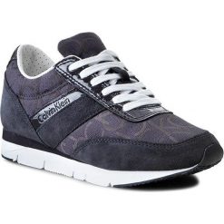 Sneakersy CALVIN KLEIN JEANS - Tea RE9267 Blue. Niebieskie półbuty damskie Calvin Klein Jeans, z jeansu. W wyprzedaży za 319,00 zł.