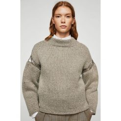 Swetry klasyczne damskie: Mango – Sweter Purpurin