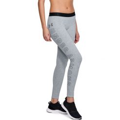 Spodnie dresowe damskie: Under Armour Spodnie damskie FAVORITE LEGGING GRAPHIC szare r. M (1320623-035)