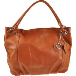 Torebki klasyczne damskie: Skórzana torebka „Carre” w kolorze koniaku – 45 x 30 x 14 cm