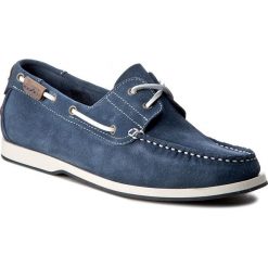 Mokasyny WRANGLER - Ocean Suede WF09102SP Jeans 118. Niebieskie mokasyny męskie Wrangler, bez wzorów, z jeansu, klasyczne, bez zapięcia. W wyprzedaży za 219,00 zł.