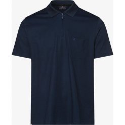 Ragman - Męska koszulka polo, niebieski. Niebieskie koszulki męskie Ragman, m, bez wzorów, ze skóry, polo, bez rękawów. Za 179,95 zł.