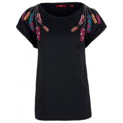 T-shirty damskie: S.Oliver T-Shirt Damski 42 Czarny
