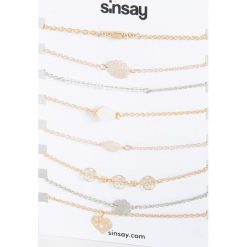 Bransoletki boho - Wielobarwn. Szare bransoletki damskie Sinsay. Za 20,00 zł.
