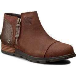 Botki SOREL - Major Low NL2325 Burro/Black 282. Pomarańczowe botki damskie marki Sorel, ze skóry. W wyprzedaży za 269,00 zł.