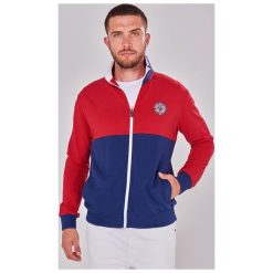 Jimmy Sanders Bluza Męska L Czerwona. Czerwone bluzy męskie Jimmy Sanders, m, bez wzorów, eleganckie, bez kołnierzyka, bez rękawów, bez kaptura. Za 139,00 zł.