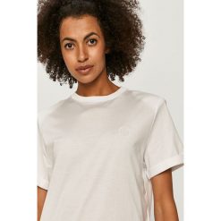 Miss Sixty - T-shirt. Czarne bluzki damskie Miss Sixty, s, bez wzorów, z bawełny, casualowe, z okrągłym kołnierzem, z krótkim rękawem. Za 249,90 zł.