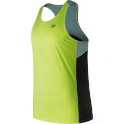 Koszulka do biegania męska NEW BALANCE ACCELERATE SINGLET / MT53067HIL. Koszulki męskie New Balance, m, bez wzorów, bez kołnierzyka, bez rękawów. Za 39,99 zł.