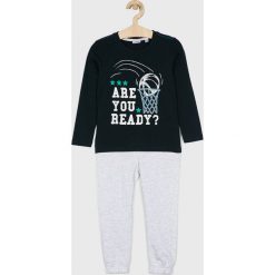 Blukids - Komplet dziecięcy 104-134 cm. Niebieskie spodnie chłopięce Blukids, z nadrukiem, z elastanu, długie. Za 49,90 zł.