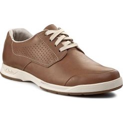 Derby męskie: Półbuty CLARKS - Stafford Plan 261087437 Tan Leather