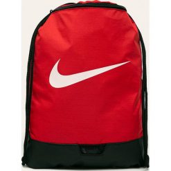 Nike - Plecak. Szare plecaki damskie Nike, z nadrukiem, z poliesteru. Za 49,90 zł.
