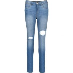 Dżinsy - Skinny fit - w kolorze błękitnym. Niebieskie jeansy damskie Wrangler, l, z podwyższonym stanem. W wyprzedaży za 153,95 zł.