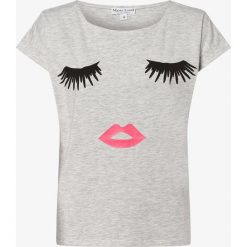 Marie Lund - T-shirt damski, szary. Szare t-shirty damskie Marie Lund, s, z nadrukiem, eleganckie, bez kołnierzyka. Za 69,95 zł.