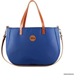 Torba Aktówka Royal blue. Niebieskie aktówki damskie Pakamera, ze skóry ekologicznej. Za 250,00 zł.