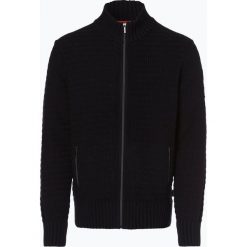 Fynch Hatton - Kardigan męski, niebieski. Niebieskie kardigany męskie marki Fynch-Hatton, m, bez wzorów, z bawełny. Za 449,95 zł.