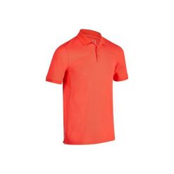 Koszulka polo do golfa 900 męska. Czerwone koszulki polo męskie marki INESIS, m, z elastanu. Za 79,99 zł.