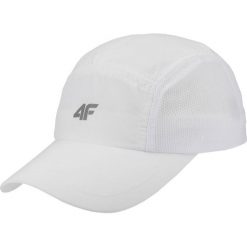 Czapka z daszkiem damska CAD001 - biały. Białe czapki damskie marki 4f, w paski. Za 44,99 zł.