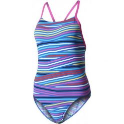 Adidas Strój Kąpielowy Inf+Th.St.1pcgb Shock Pink /Blue 140. Niebieskie stroje jednoczęściowe dziewczęce marki Adidas. W wyprzedaży za 109,00 zł.