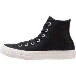 Converse CHUCK TAYLOR ALL STAR NUBUCK HI Tenisówki i Trampki wysokie black/malted/pale putty. Szare tenisówki damskie marki Converse, z gumy. W wyprzedaży za 199,50 zł.