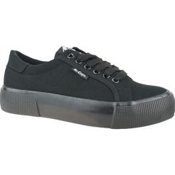Lee Cooper LCWL-20-31-024. Czarne trampki i tenisówki damskie Lee Cooper, bez wzorów, z tkaniny, bez zapięcia. W wyprzedaży za 109,99 zł.