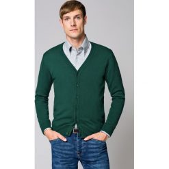 Kardigan Zielony Scozia. Zielone kardigany męskie LANCERTO, na zimę, s, bez wzorów, z bawełny, vintage. Za 299,00 zł.
