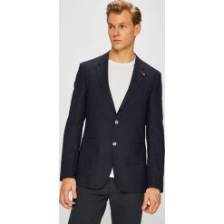 Tommy Hilfiger Tailored - Marynarka. Niebieskie garnitury męskie Tommy Hilfiger Tailored, bez wzorów, z poliesteru, eleganckie. W wyprzedaży za 999,90 zł.