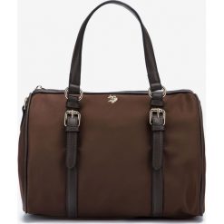 U.S. Polo Assn Houston Torebka Brązowy. Pomarańczowe torebki klasyczne damskie U.S. Polo Assn., w paski, z materiału, bez dodatków. Za 395,95 zł.
