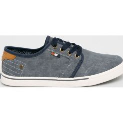 Wrangler - Buty. Niebieskie buty sportowe męskie marki Wrangler, z gumy, na sznurówki. Za 199,90 zł.