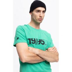T-shirt męski TSM254 - zielony. Zielone koszulki męskie marki 4f, m. W wyprzedaży za 29,99 zł.