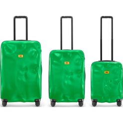 Walizki Icon w zestawie 3 el. jaskrawozielony. Walizki Crash Baggage, bez wzorów, z tkaniny, wakacyjne. Za 2994,00 zł.