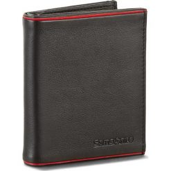 Duży Portfel Męski SAMSONITE - 001-012A0-0213-1/4 Black/Red. Czarne portfele męskie marki Samsonite, ze skóry. Za 179,00 zł.