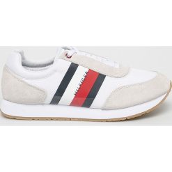 Tommy Hilfiger - Buty Corporate Mix Flag Runner. Czarne sneakersy męskie TOMMY HILFIGER, na sznurówki. W wyprzedaży za 299,90 zł.