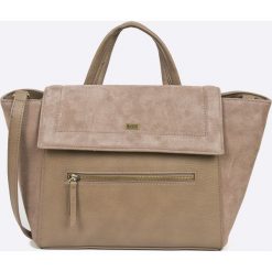 Pepe Jeans - Torebka Callia. Szare torebki klasyczne damskie marki Pepe Jeans, w paski, z jeansu, na ramię, średnie. W wyprzedaży za 219,90 zł.