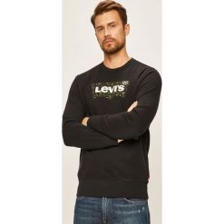 Levi's - Bluza. Czarne bluzy męskie Levi's®, s, z nadrukiem, z bawełny, z okrągłym kołnierzem, bez rękawów, bez kaptura. W wyprzedaży za 169,90 zł.