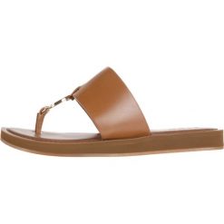 Aldo Yilania Japonki Brązowy Pomarańczowy. Pomarańczowe klapki damskie ALDO, w paski, z materiału, bez obcasa. Za 188,95 zł.
