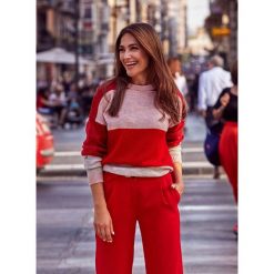 Sweter w pasy - model 2. Swetry damskie Style, s, bez wzorów, z poliesteru, eleganckie, bez rękawów, bez kaptura. Za 129,00 zł.