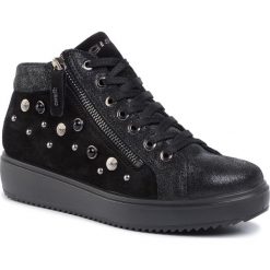 Sneakersy IGI&CO - 4150800 Nero. Czarne półbuty damskie IGI&CO, ze skóry. W wyprzedaży za 299,00 zł.