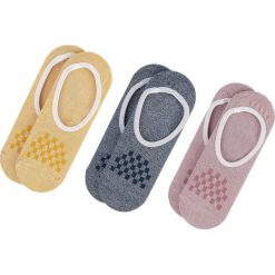 Zestaw 3 par stopek damskich VANS - Marl C VN0A49Z9E611 Heather M. Różowe skarpetki damskie Vans, z elastanu. Za 59,00 zł.