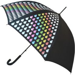 Parasole: Parasol „Colour Change” w kolorze czarnym ze wzorem