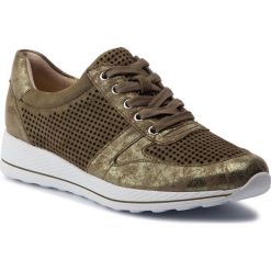 Sneakersy CAPRICE - 9-23704-22 Khaki Suede 720. Zielone półbuty damskie Caprice, ze skóry. W wyprzedaży za 189,00 zł.