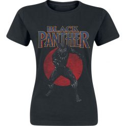Bluzki damskie: Black Panther Red Circle Koszulka damska czarny