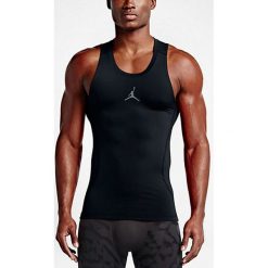 Nike Koszulka męska Jordan 23 Alpha Dry Compression Tank czarna r. L (642349-010). Czarne koszulki sportowe męskie Nike, l. Za 165,65 zł.