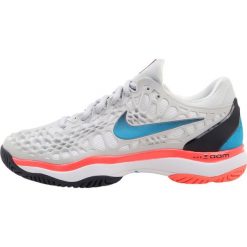 Buty sportowe damskie: Nike Performance AIR ZOOM CAGE 3 HC Obuwie multicourt pure platinum/blue/black