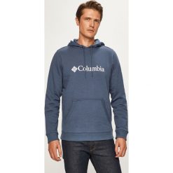 Columbia - Bluza. Niebieskie bluzy męskie Columbia, m, z aplikacjami, z elastanu, z kapturem. W wyprzedaży za 199,90 zł.