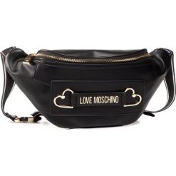 Saszetka LOVE MOSCHINO - JC4273PP0AKN0000 Nero. Czarne nerki damskie Love Moschino, bez wzorów, ze skóry ekologicznej, bez dodatków. Za 689,00 zł.